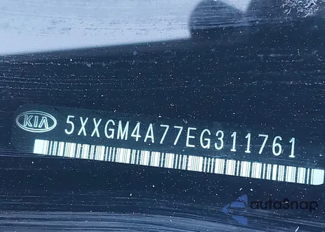 2014 Kia Optima Lx z USA, uszkodzony, nr VIN 5XXGM4A77EG311761